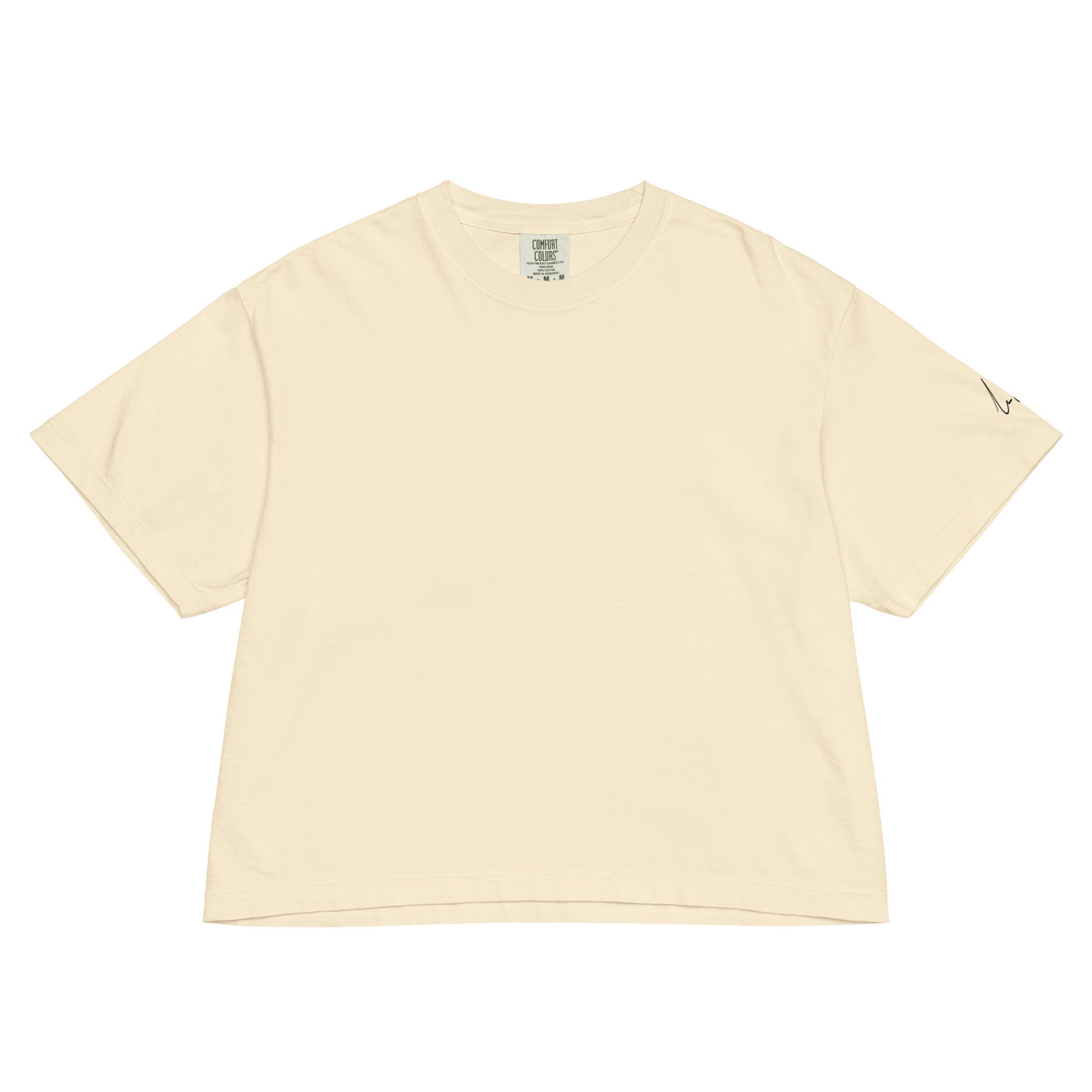 "LittleGuy" Women Crop Tee