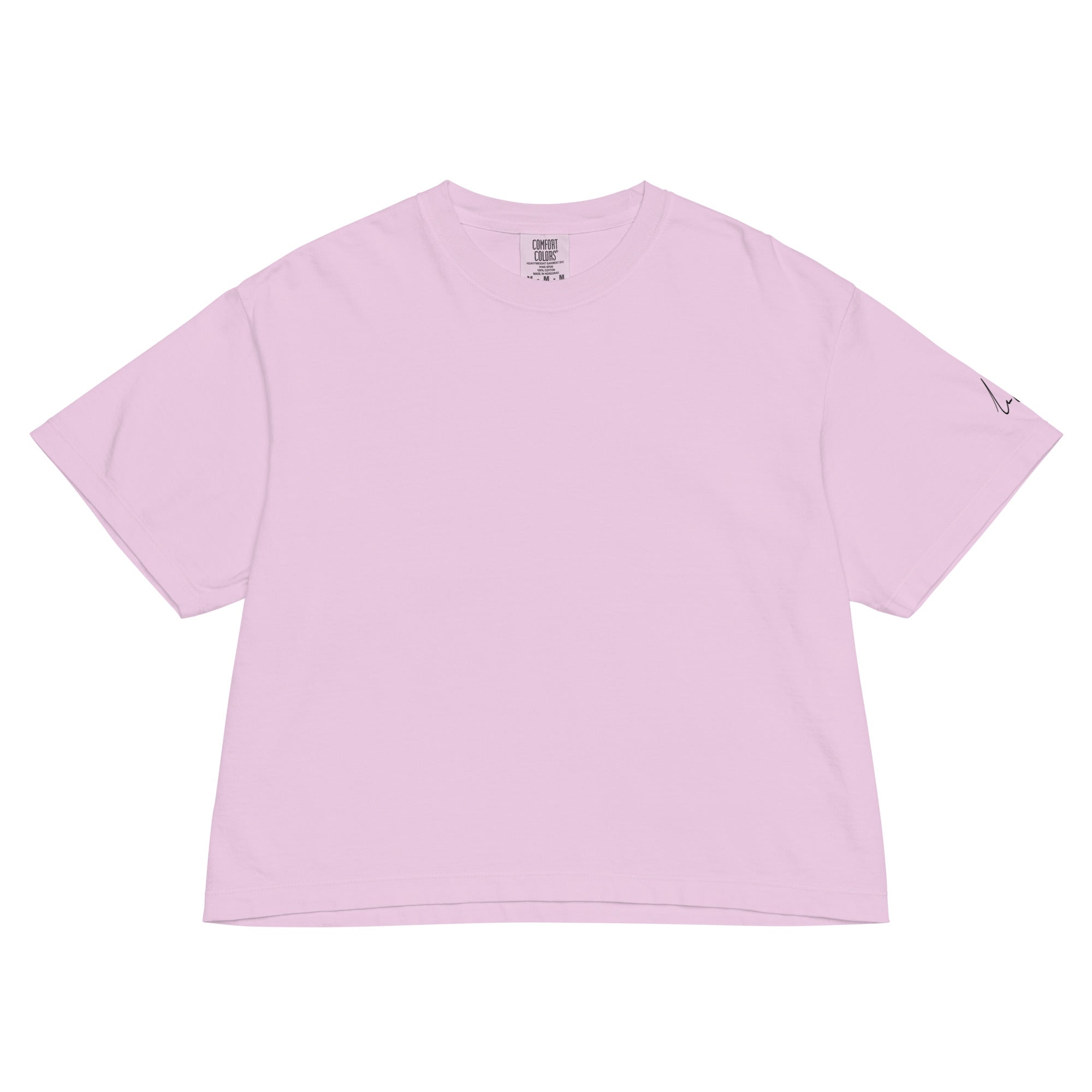 "LittleGuy" Women Crop Tee